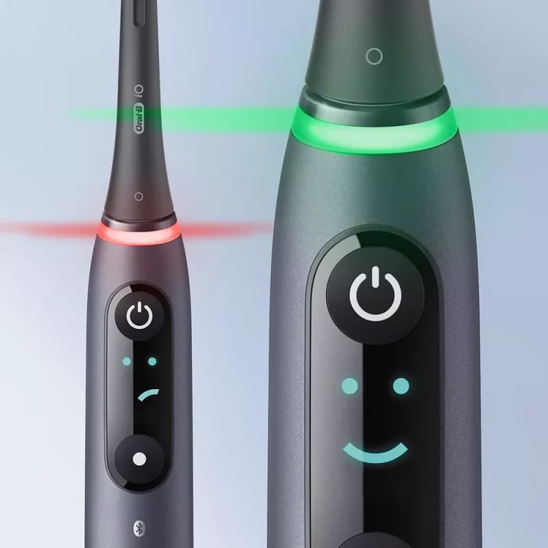 Oral-B iO elektriline hambahari Täiskasvanutele Pöörlev hambahari Must