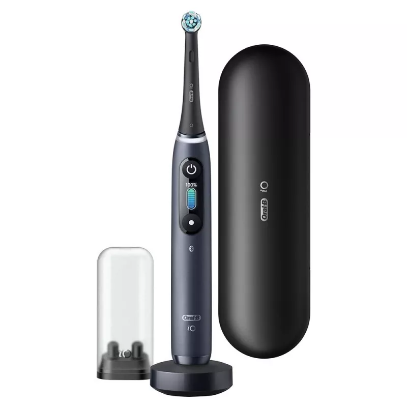 Oral-B iO elektriline hambahari Täiskasvanutele Pöörlev hambahari Must
