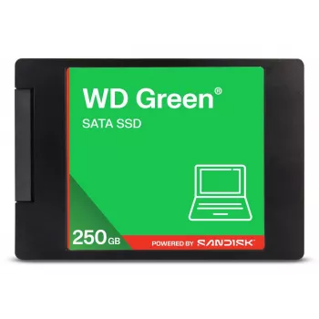 WESTERN DIGITAL SSD - WD roheline - 250GB - SATA 6Gb/s - 2.5in/7mm cased