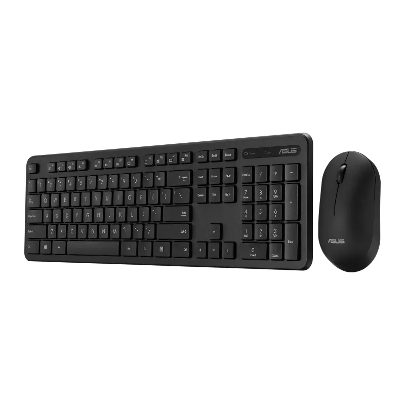 ASUS CW100 klaviatuur Hiir kaasas Universaalne RF juhtmevaba + USB Must