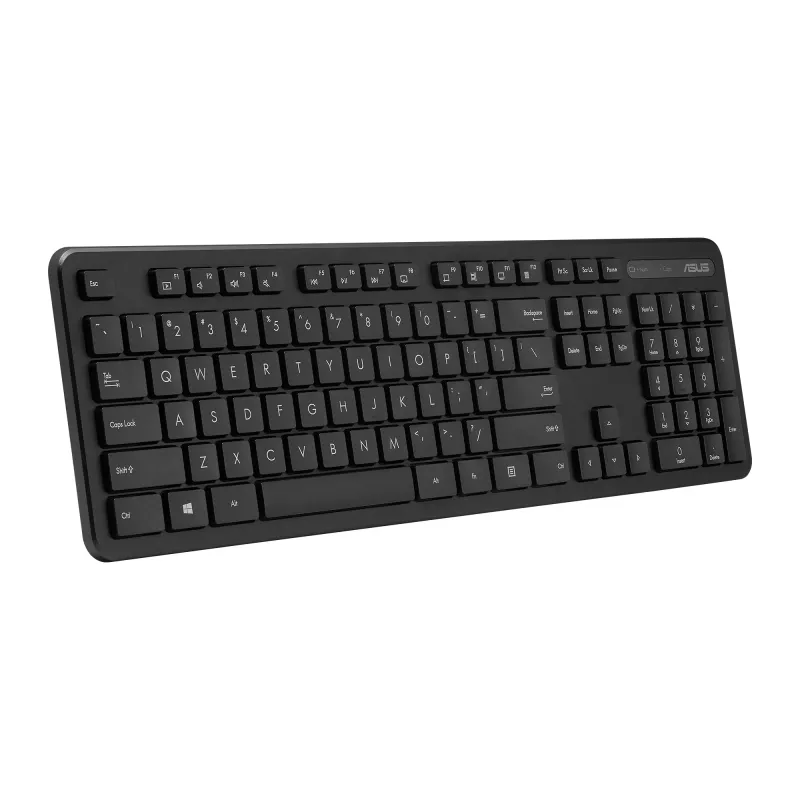 ASUS CW100 klaviatuur Hiir kaasas Universaalne RF juhtmevaba + USB Must