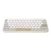 ASUS Marshmallow KW100 klaviatuur juhtmevaba Bluetooth QWERTZ beež hall valge