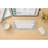 ASUS Marshmallow KW100 klaviatuur juhtmevaba Bluetooth QWERTZ beež hall valge