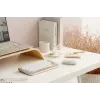 ASUS Marshmallow KW100 klaviatuur juhtmevaba Bluetooth QWERTZ beež hall valge