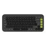 Logitech POP Icon Keys klaviatuur universaalne Bluetooth QWERTY US International Graphite Green
