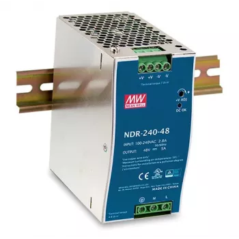 D-Link 240W universaalne vahelduvvoolusisend / täisulatusega DIN-toiteplokk