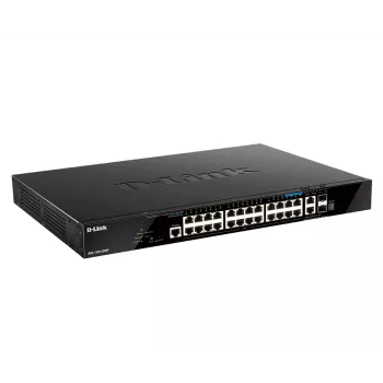 D-Link DGS-1520-28MP/E võrgulüliti, haldatav, L3, Gigabit Ethernet (10/100/1000), Power over Ethernet (PoE), 1U, must