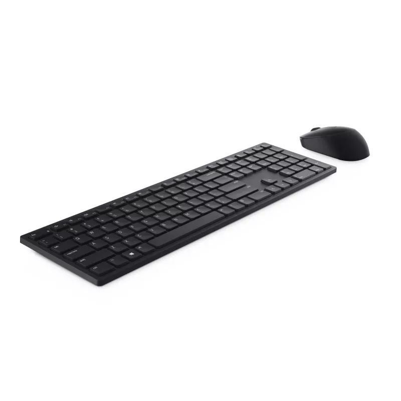 DELL Pro klaviatuur ja hiir - KM5221W - USA rahvusvaheline (QWERTY) - Must