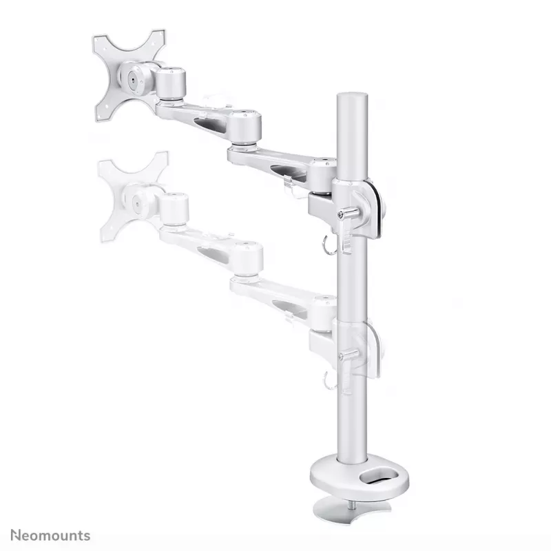 Neomounts FPMA-D935G Monitori käsi 10-30 tolli, läbiviigukinnitus, 10 kg, 25,4 cm (10 tolli), 76,2 cm (30 tolli), 100 x 100 mm, hõbedane