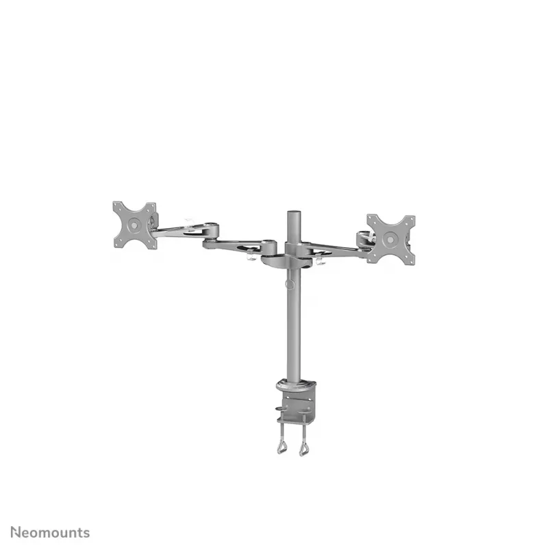 Neomounts FPMA-D935D Monitori käsi 14-27 tolli, Klambriga, 6 kg, 35,6 cm (14 tolli), 68,6 cm (27 tolli), 100 x 100 mm, Hõbedane