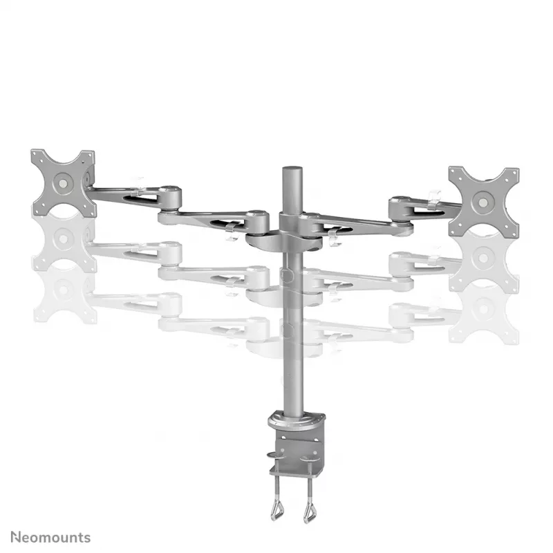 Neomounts FPMA-D935D Monitori käsi 14-27 tolli, Klambriga, 6 kg, 35,6 cm (14 tolli), 68,6 cm (27 tolli), 100 x 100 mm, Hõbedane