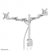 Neomounts FPMA-D935D Monitori käsi 14-27 tolli, Klambriga, 6 kg, 35,6 cm (14 tolli), 68,6 cm (27 tolli), 100 x 100 mm, Hõbedane