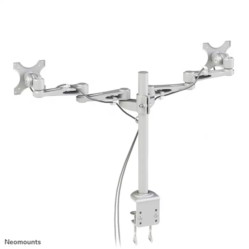 Neomounts FPMA-D935D Monitori käsi 14-27 tolli, Klambriga, 6 kg, 35,6 cm (14 tolli), 68,6 cm (27 tolli), 100 x 100 mm, Hõbedane