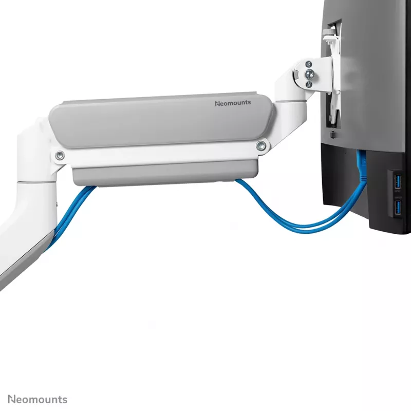 Neomounts DS70-450WH1 Monitori käsi 17-42 tolli - gaasivedru - Topfix - 180°-piirik