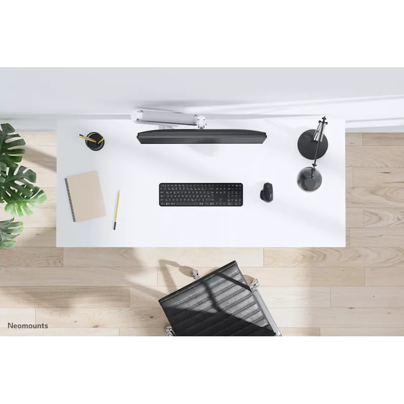 Neomounts DS70-450WH1 Monitori käsi 17-42 tolli - gaasivedru - Topfix - 180°-piirik