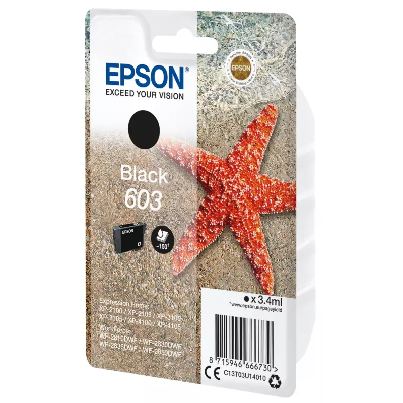 Epson C13T03U14020 tindikassett 1 tk Originaal standardmaht must