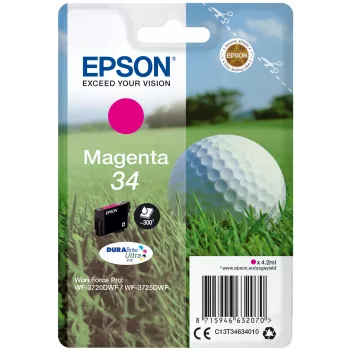 Kassett Epson 34 Magenta 300 lehekülge C13T34634010