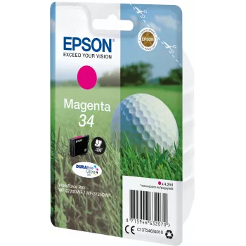 Kassett Epson 34 Magenta 300 lehekülge C13T34634010