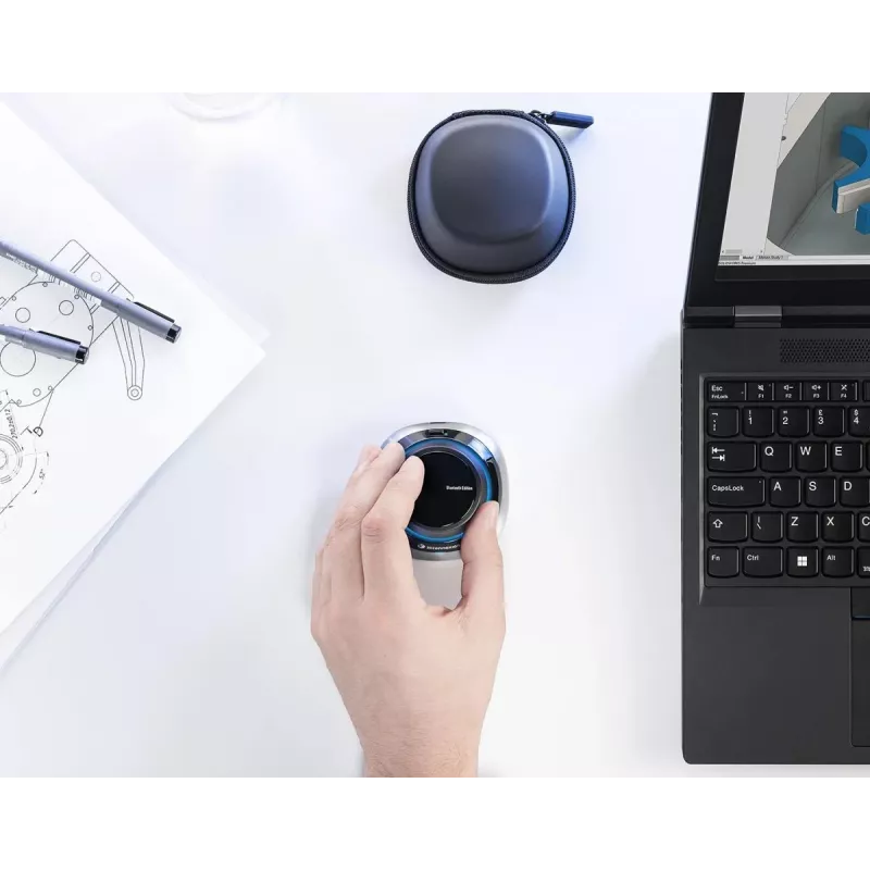 Hiir 3Dconnexion SpaceMouse Office RF juhtmevaba + Bluetooth + USB Type-A