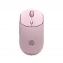 HP 400 Vaikne roosa juhtmevaba hiir, kahekäeline, RF-juhtmevaba + Bluetooth, 6000 DPI, roosa