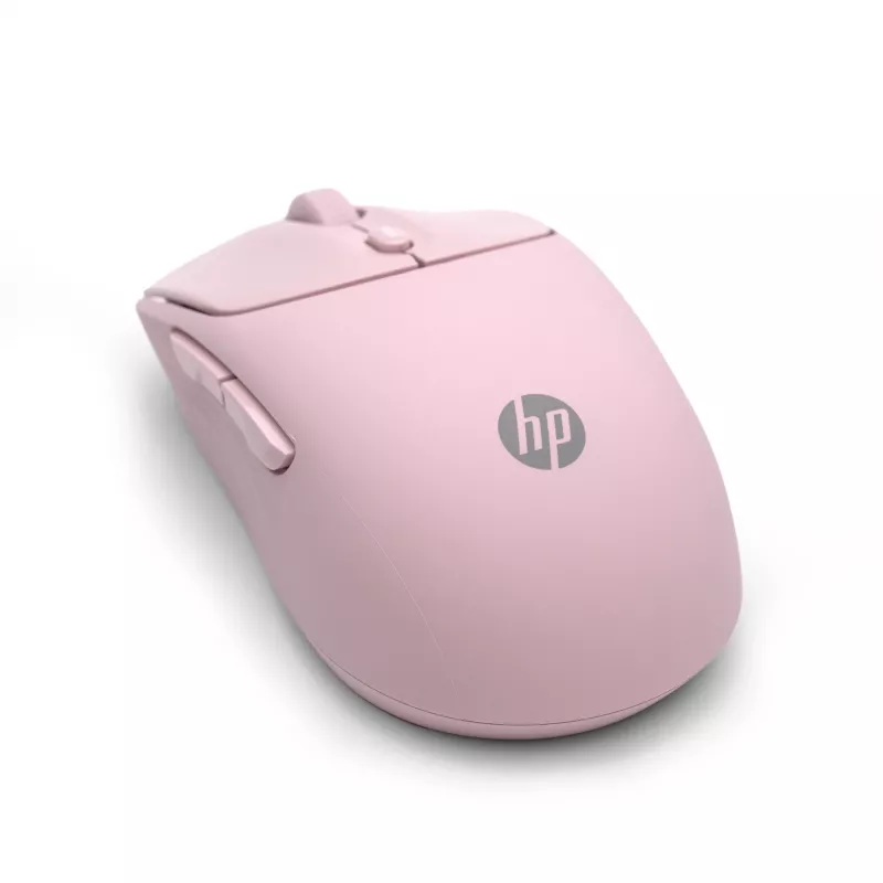 HP 400 Vaikne roosa juhtmevaba hiir, kahekäeline, RF-juhtmevaba + Bluetooth, 6000 DPI, roosa