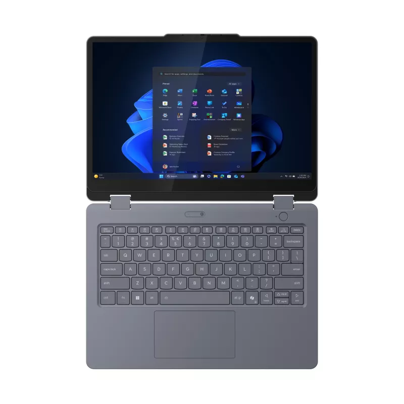 Lenovo 13w 2-in-1 Gen 3 Intel Core 5 120U Hybrid (2-in-1) 33,8 cm (13,3 tolli) puutetundlik WUXGA 16 GB DDR5-SDRAM 512 GB SSD Wi-Fi 6E (802.11ax) Windows 11 Pro saksa hall