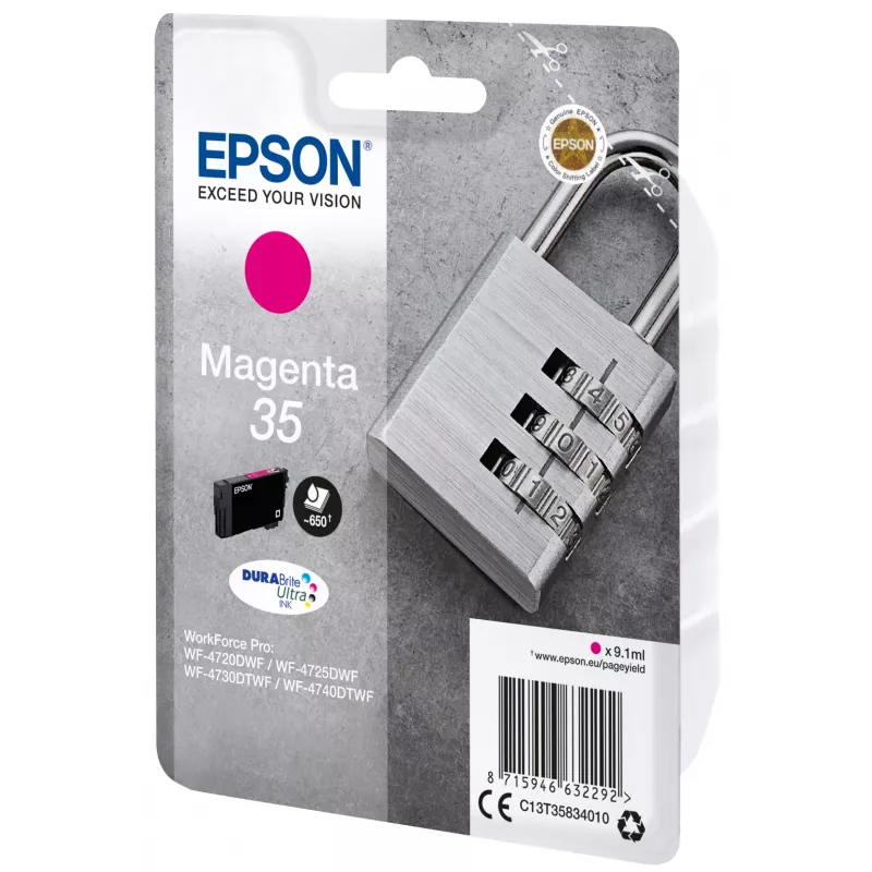 Epson Padlock üksikpakend magenta 35 DURABrite Ultra tint