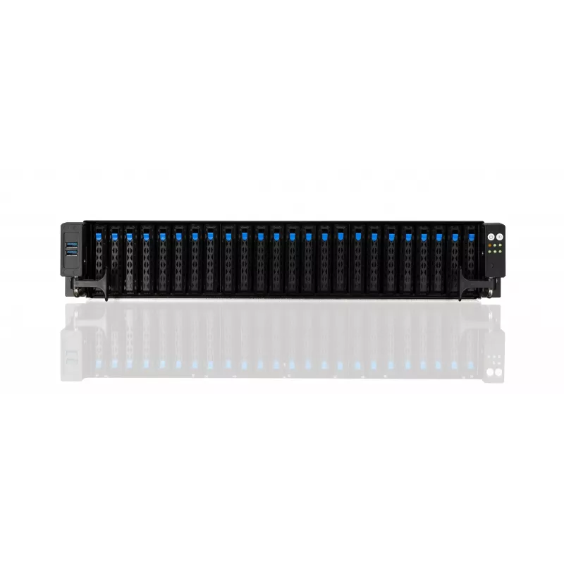 ASUS RS720A-E11-RS24U 2U riiulisse paigaldatav barebone-server, hõbedane
