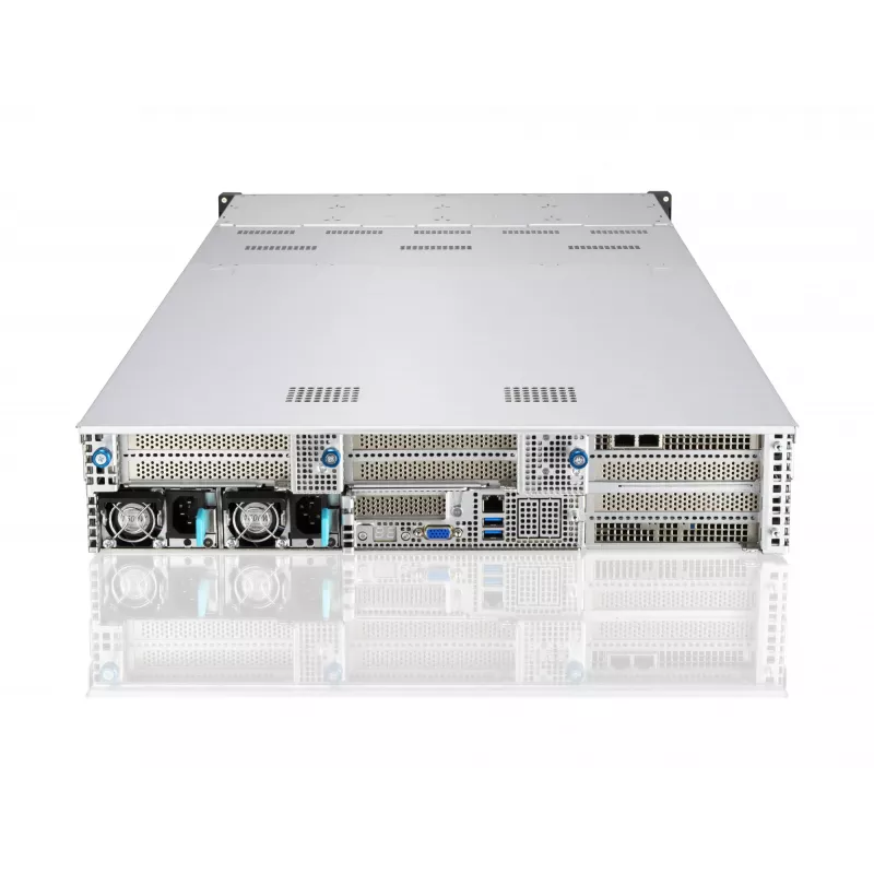 ASUS RS720A-E11-RS24U 2U riiulisse paigaldatav barebone-server, hõbedane