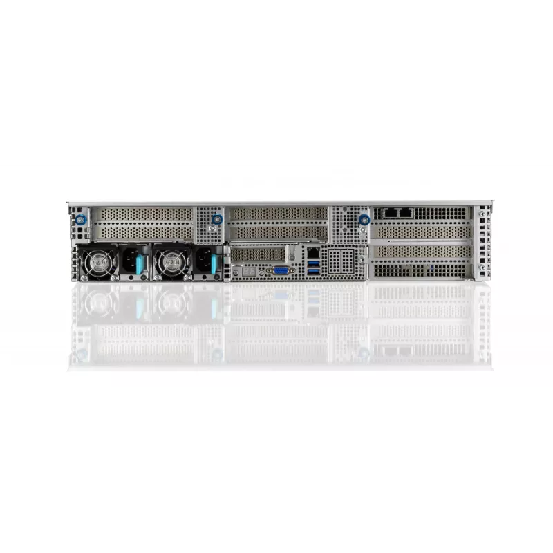 ASUS RS720A-E11-RS24U 2U riiulisse paigaldatav barebone-server, hõbedane