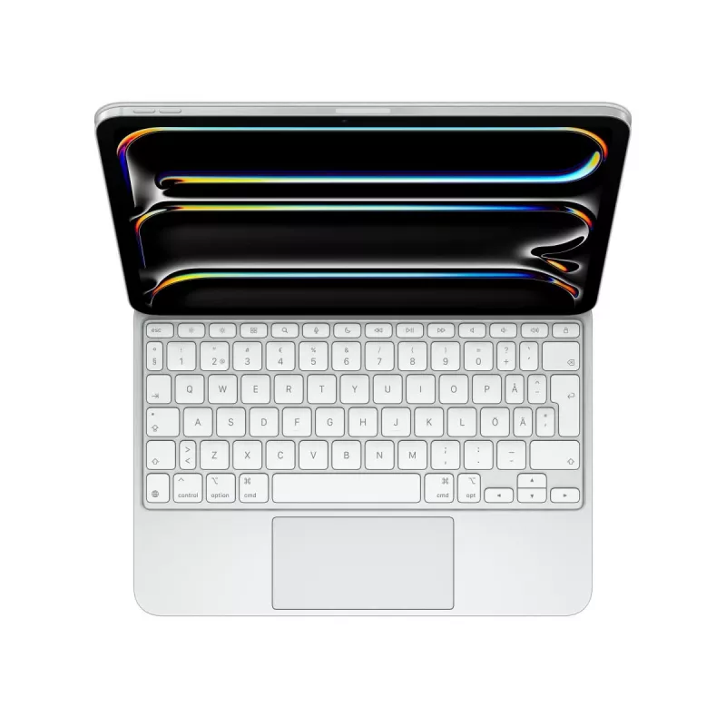 APPLE Magic klaviatuur iPad Pro 11-tollisele (M4) - Rootsi - Valge