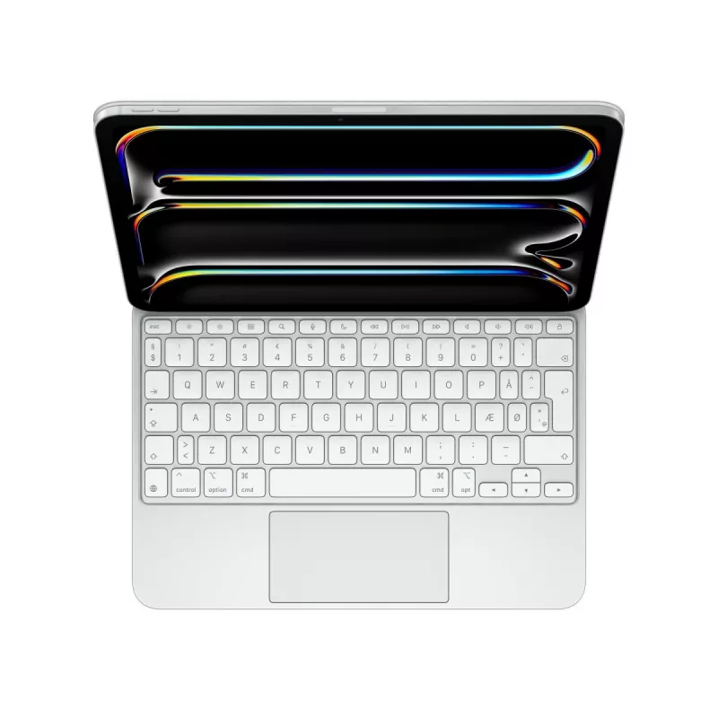 APPLE Magic klaviatuur iPad Pro 11-tollisele (m5) - Taani - Valge