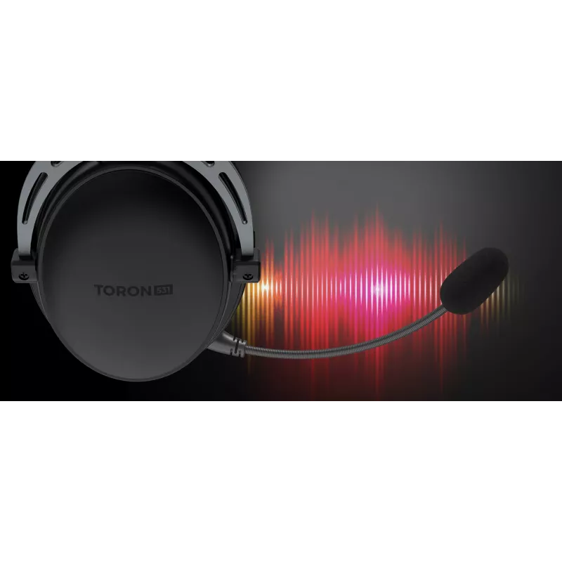 Juhtmega binauraalne mängupeakomplekt Genesis Toron 531 — ümberkõrvaklapid, 32 Ω, 20–20000 Hz, 1 m kaabel