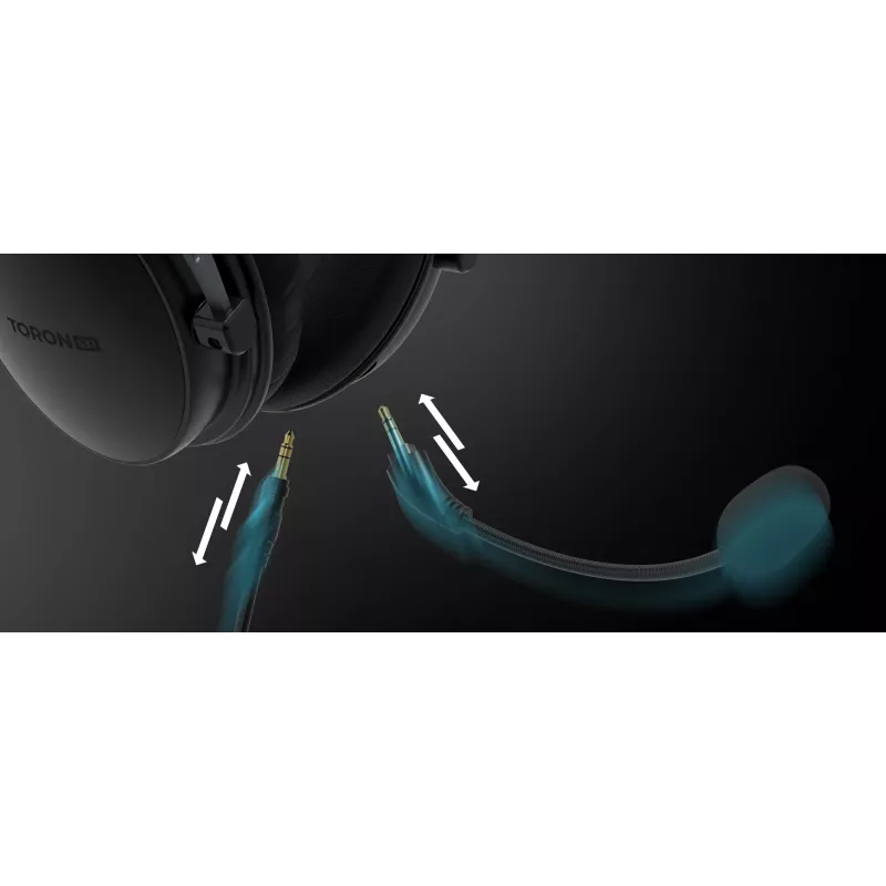 Juhtmega binauraalne mängupeakomplekt Genesis Toron 531 — ümberkõrvaklapid, 32 Ω, 20–20000 Hz, 1 m kaabel