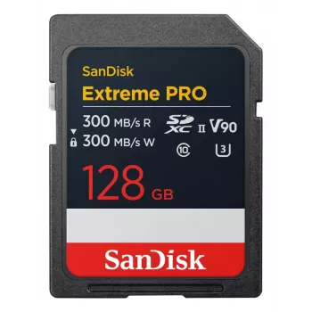 Välkmälu SanDisk Extreme PRO 128 GB SDXC UHS-II mudel SDSDXDM-128G-GN4IN