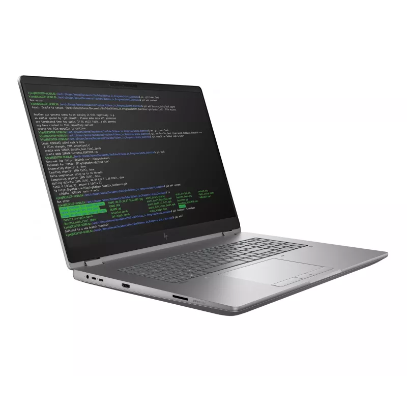 HP ZBook Fury G1i Intel Core Ultra 7 45,7 cm (18 tolli) WQXGA 32 GB DDR5-SDRAM Wi-Fi 7 (802.11be) Windows 11 Pro AI tööjaam, AI PC