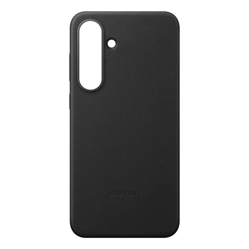 Samsung Kindsuit kunstnahast ümbris Galaxy S25 FE-le, kate, Samsung, Galaxy S25 FE, 17 cm (6,7 tolli), must