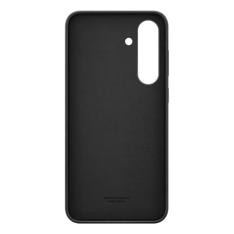 Samsung Kindsuit kunstnahast ümbris Galaxy S25 FE-le, kate, Samsung, Galaxy S25 FE, 17 cm (6,7 tolli), must