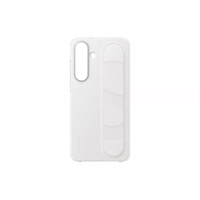 Standing Grip ümbris Samsung Galaxy S25 FE jaoks — Valge, lauastatiiv