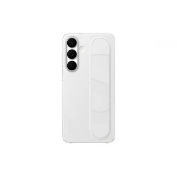Standing Grip ümbris Samsung Galaxy S25 FE jaoks — Valge, lauastatiiv