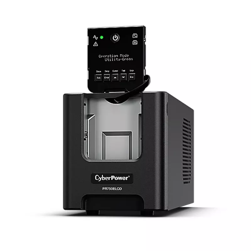 CyberPower PR750ELCD katkematu toiteallikas (UPS) Line-Interactive 0.75 kVA 675 W 6 AC-pistikupesa