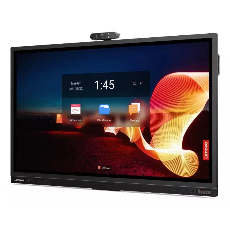 Lenovo ThinkVision T65 arvutimonitor 165,1 cm (65 tolli) 3840 x 2160 pikslit 4K Ultra HD LED puuteekraan Must