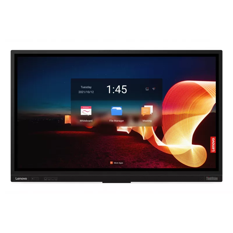 Lenovo ThinkVision T65 arvutimonitor 165,1 cm (65 tolli) 3840 x 2160 pikslit 4K Ultra HD LED puuteekraan Must