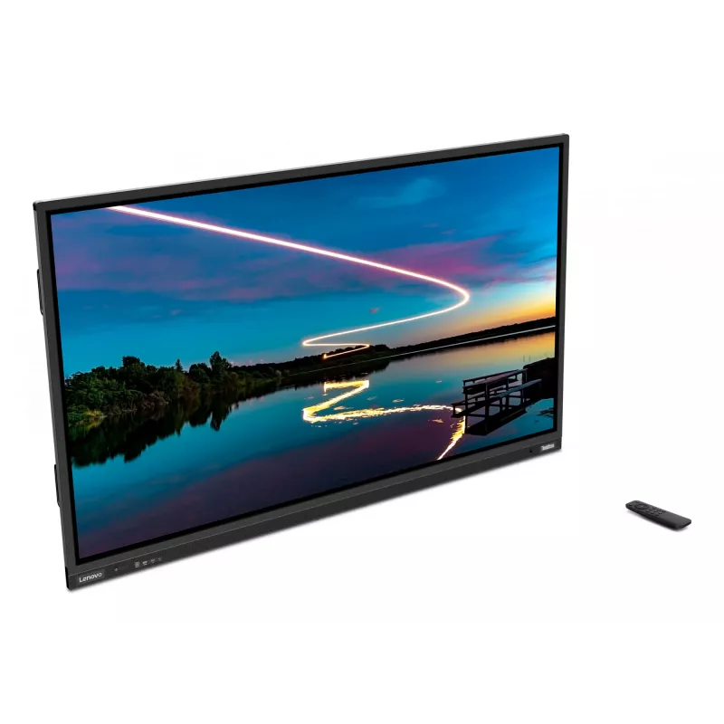 Lenovo ThinkVision T86 arvutimonitor 2.18 m (86 tolli) 3840 x 2160 pikslit 4K Ultra HD LED puuteekraan Must