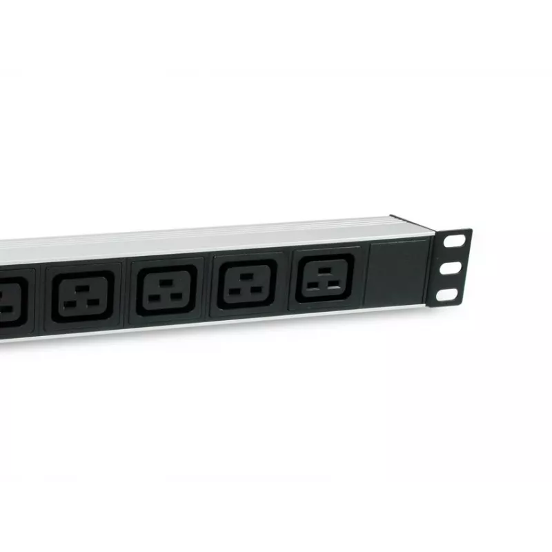 Equip 333319 toitejaotusseade (PDU) 6 vahelduvvoolu pistikupesa 1U must