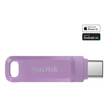 WESTERN DIGITAL SanDisk Ultra Dual Drive Go - 1 TB USB-mälupulk - USB-C / USB-A - Lilla