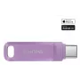 WESTERN DIGITAL SanDisk Ultra Dual Drive Go - 1 TB USB-mälupulk - USB-C / USB-A - Lilla