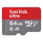 WESTERN DIGITAL SanDisk Ultra micro SDXC 64GB plus SD-adapter 140MB/s A1 Class 10 UHS-I - 2 tk