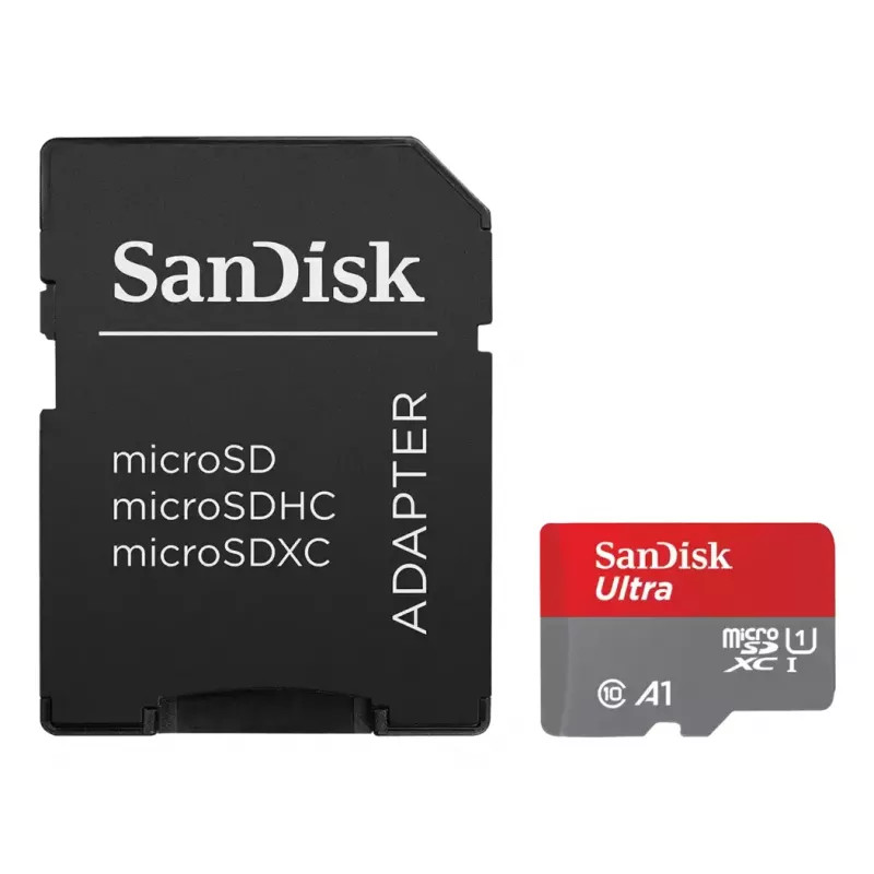 WESTERN DIGITAL SanDisk Ultra micro SDXC 128GB pluss SD-adapter 140MB/s A1 Class 10 UHS-I – 2 tk