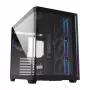 FSP M580-BP Plus korpus Midi Tower mITX, mATX must ARGB, Midi Tower, PC, must, ATX, micro ATX, Mini-ITX, klaas, SPCC, 16 cm